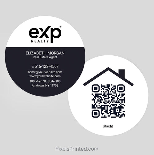 EXP realty circle business cards Business Cards PixelsPrinted