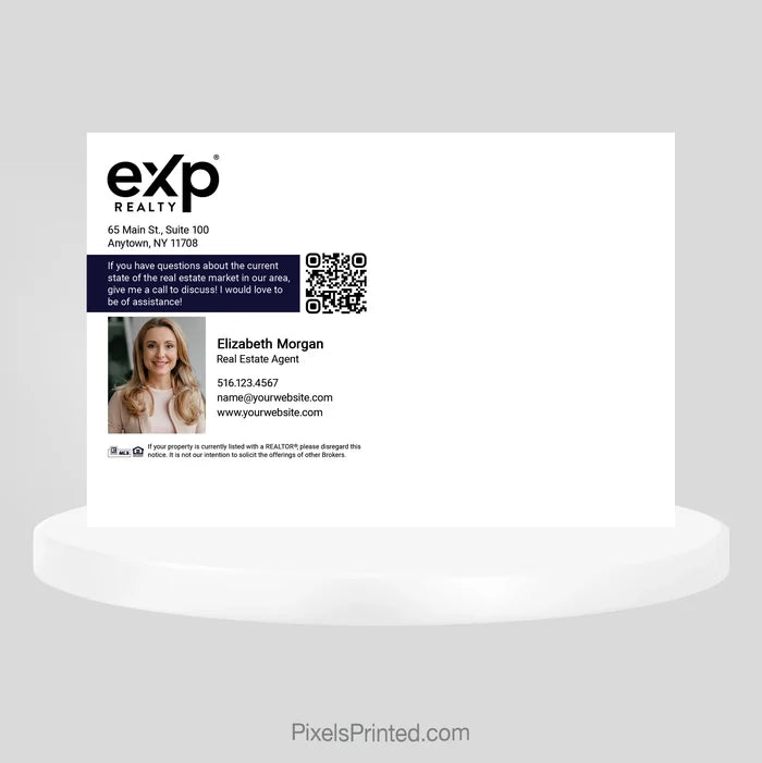 EXP realty Easter Brownie Cake Pop Recipe postcards for real estate agents to