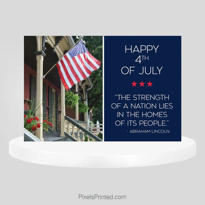 EXP realty Fourth of July postcards PixelsPrinted