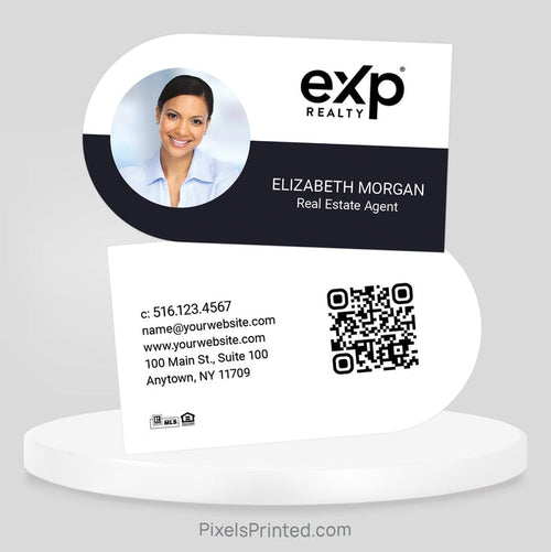 EXP realty half circle business cards Business Cards PixelsPrinted