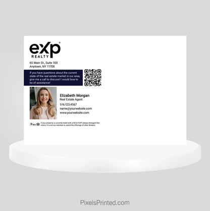 EXP realty home valuation postcards