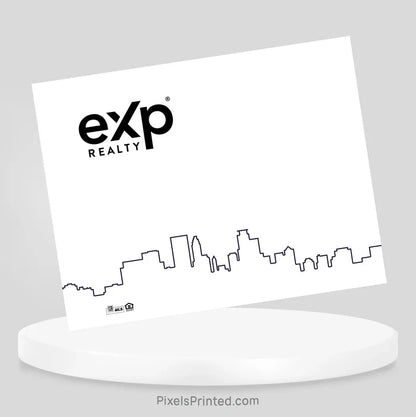 Personalized eXp Realty note card for real estate agents to celebrate home anniversaries, thank clients, and nurture relationships.