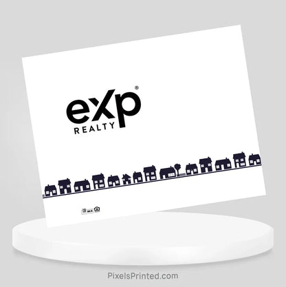 eXp Realty personalized stationery notecard for real estate agents sending thoughtful thank you notes, referrals, and client messages.