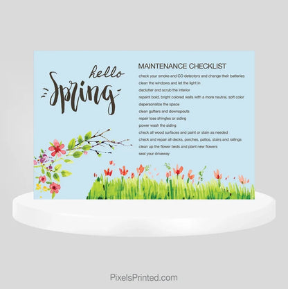EXP realty spring maintenance postcards PixelsPrinted