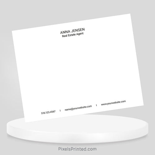 EXP realty stationery notecards notecards PixelsPrinted