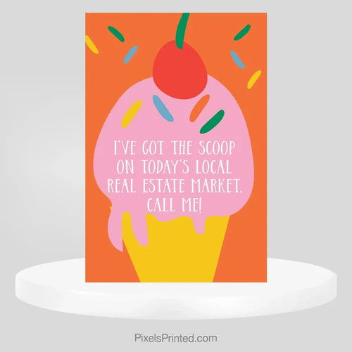 EXP realty summer got the scoop on the real estate market postcards PixelsPrinted