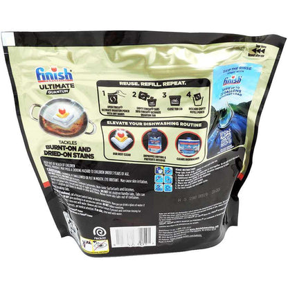 Finish Powerball Ultimate Quantum Dishwasher Pods Lemon 21 ct.