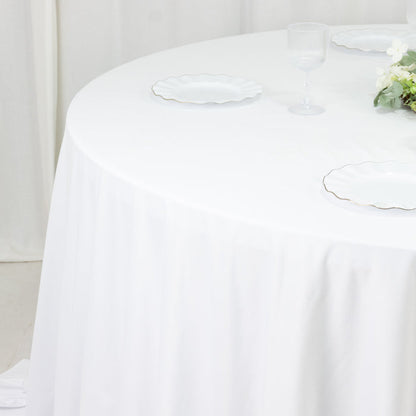 tablecloths, round tablecloth,scuba tablecloth, fire retardant tablecloth, 132inch tablecloth#color_white