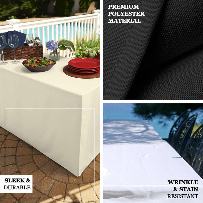 rectangular fitted tablecloths, polyester tablecloths, Fitted Tablecloths, fitted table covers, dining room tablecloth#color_parent
