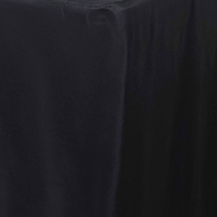rectangular fitted tablecloths, polyester tablecloths, Fitted Tablecloths, fitted table covers, dining room tablecloth#color_black
