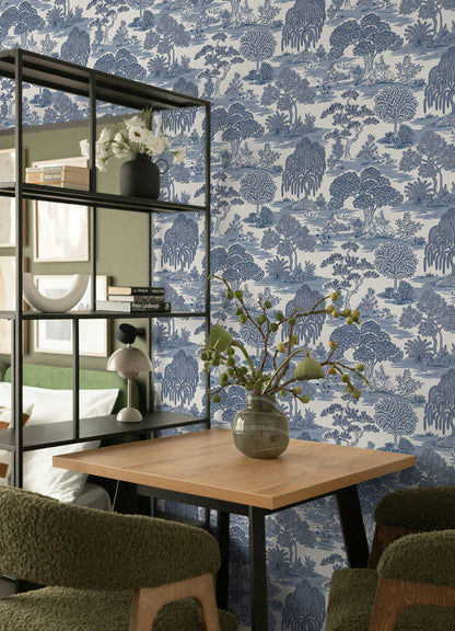 Forest Garden PS Wallpaper in a room setting