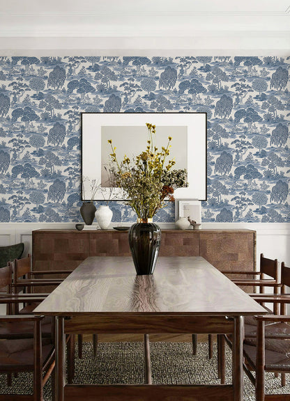 Forest Garden PS Wallpaper in a room setting