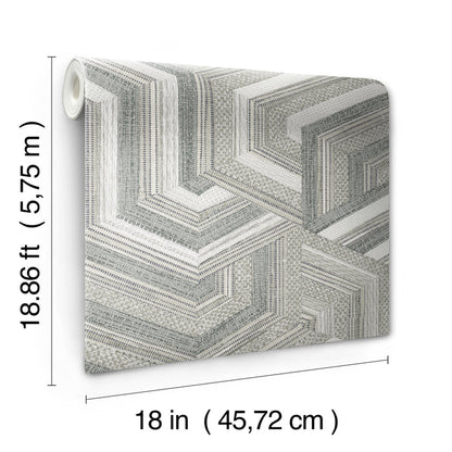 Geo Puzzle Peel and Stick Wallpaper - dimensions