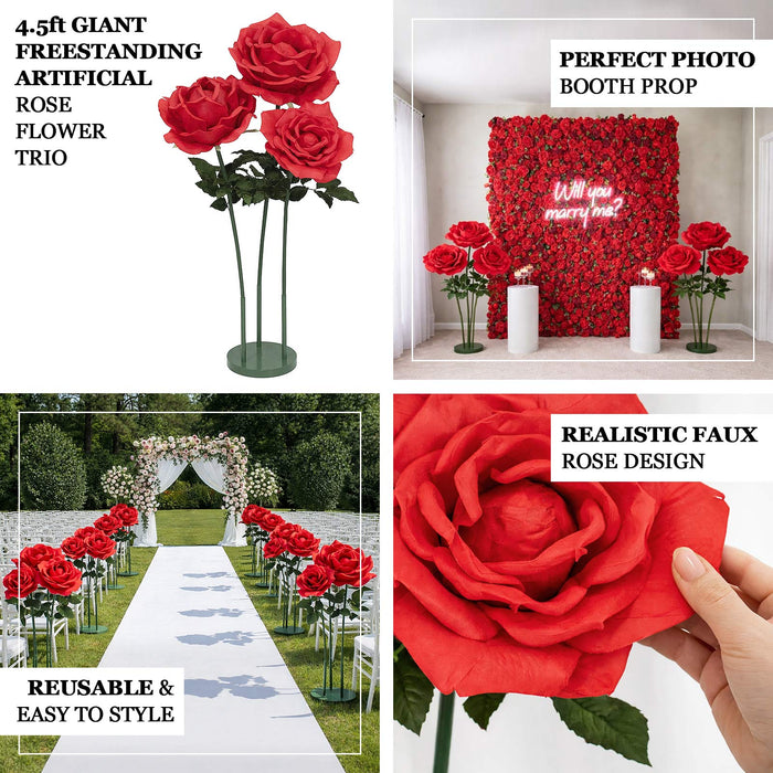 artificial rose, giant artficial rose, artificial flower, oversize rose flower, rose flower display, silk rose flower#color_parent