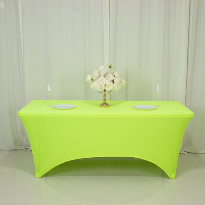 neon fitted tablecloth, 6ft spandex tablecloth, rectangle tablecloth, neon tablecloth, spandex tablecloth, table linen, spandex table cover#color_parent