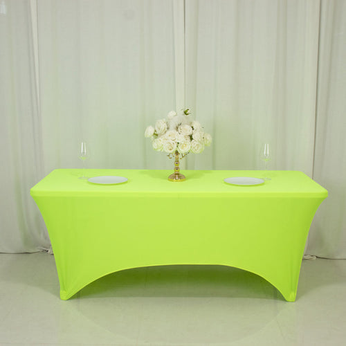 neon fitted tablecloth, 6ft spandex tablecloth, rectangle tablecloth, neon tablecloth, spandex tablecloth, table linen, spandex table cover#color_parent