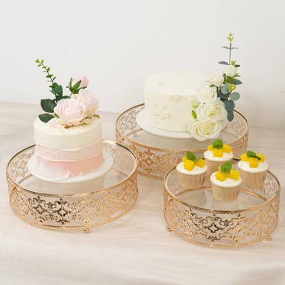 Metal Pedestal Risers, Gold Display Risers, Baroque-Style Pedestal Stands, Decorative Gold Risers, Luxury Pedestal Display, Baroque Metal Stands, Metal Display Risers#size_parent