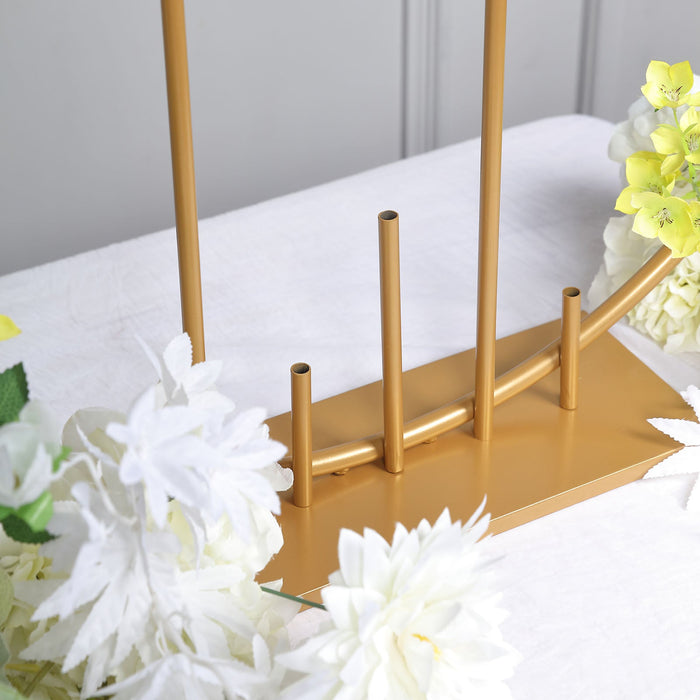 hoop centerpieces, floral hoop centerpiece, metal flower stand, flower stand indoor, outdoor flower stand#color_parent