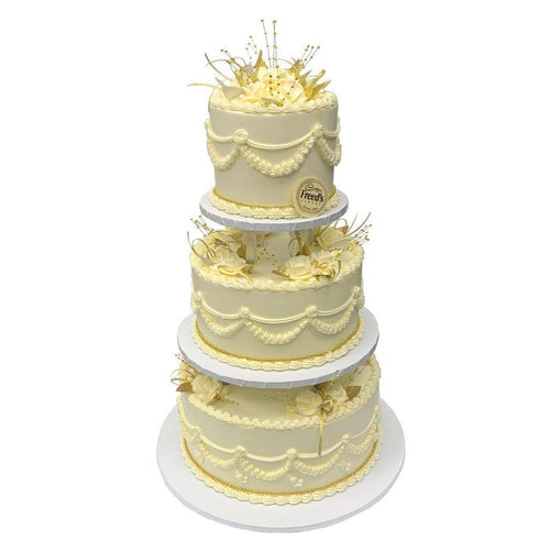 Golden Wedding Traditions Wedding Cake Wedding Cake Freed's Bakery
