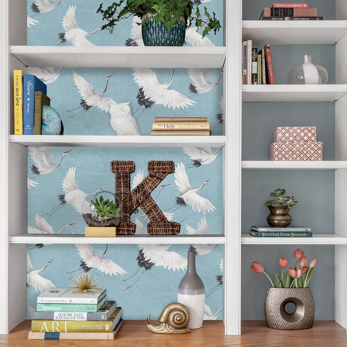 Halcyon P&S Wallpaper in a room setting