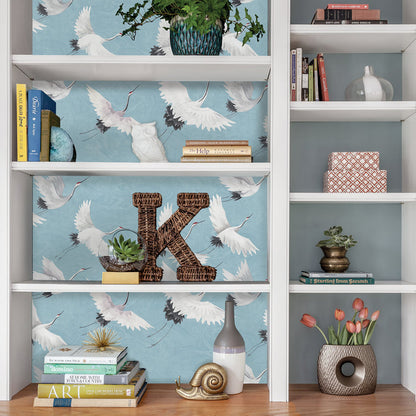 Halcyon P&S Wallpaper in a room setting