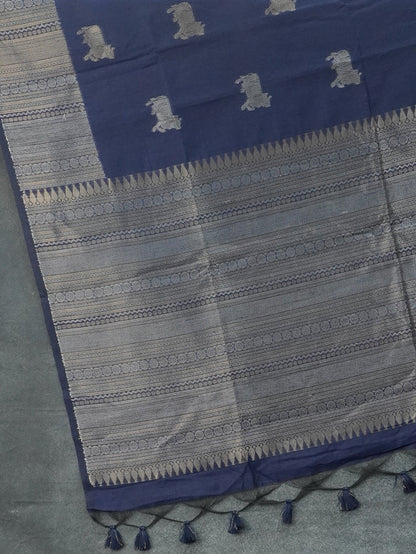 Handloom Silk Cotton Saree | TTDS3453