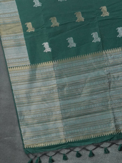 Handloom Silk Cotton Saree | TTDS3453