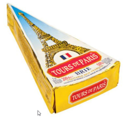 Henri Hutin Tours De Paris Brie - 7 Ounces