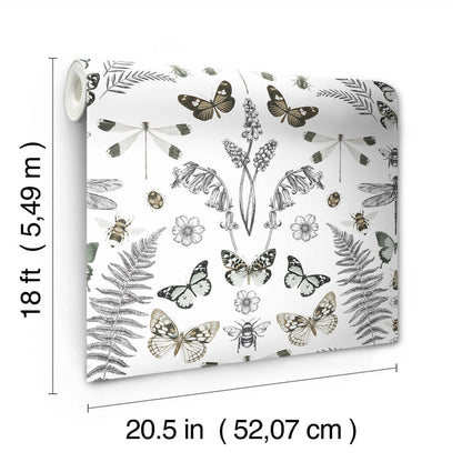 Hidden Treasures Peel and Stick Wallpaper - dimensions