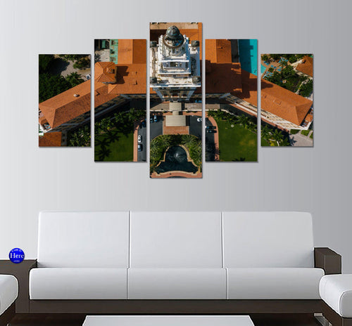 Biltmore Hotel Miami Florida 5 Panel Canvas Print Wall Art - GotItHere.com