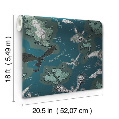 RMWS1300 Peel and Stick Wallpaper - dimensions