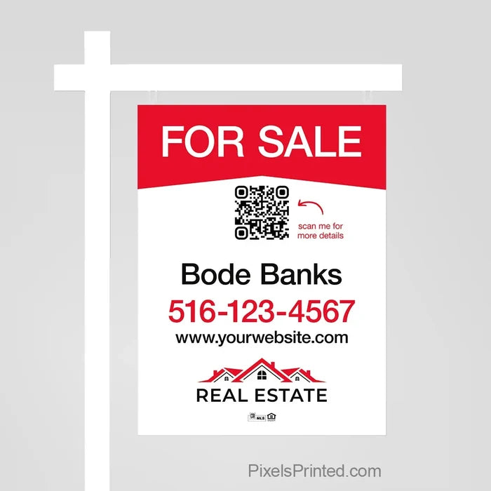 Independent agent real estate for sale sign panels PixelsPrinted