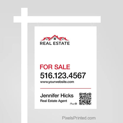 Independent agent real estate for sale sign panels PixelsPrinted
