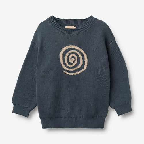 Wheat Main Jacquard Pullover Lesley Pullover 1060 ink