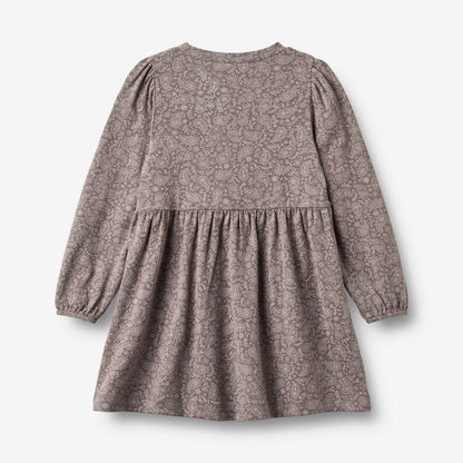 Wheat Main Jersey Dress L/S Eliane Dress 9768 purple plum paisley