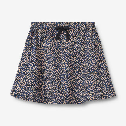 Wheat Main Jersey Skirt Rosie Skirt 1481 blue flowers