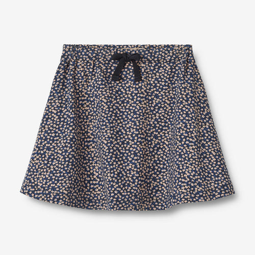 Wheat Main Jersey Skirt Rosie Skirt 1481 blue flowers