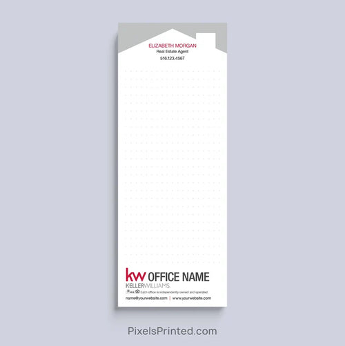 Keller Williams bullet journal realtor notepad with house design