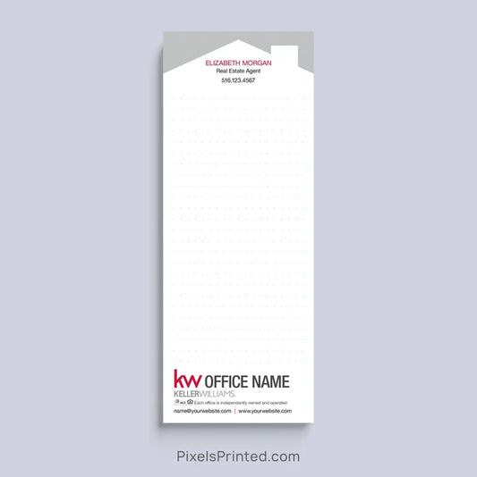 Keller Williams bullet journal realtor notepad with house design