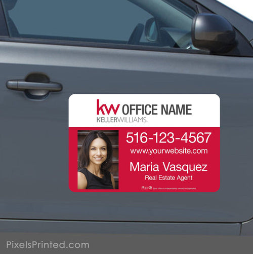 Keller Williams car magnets PixelsPrinted