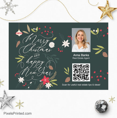 Keller Williams Christmas holiday postcards PixelsPrinted