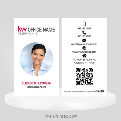 Keller Williams real estate business cards Business Cards PixelsPrinted