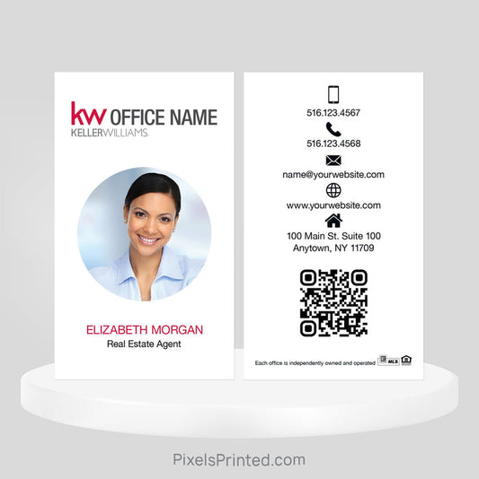 Keller Williams real estate business cards Business Cards PixelsPrinted