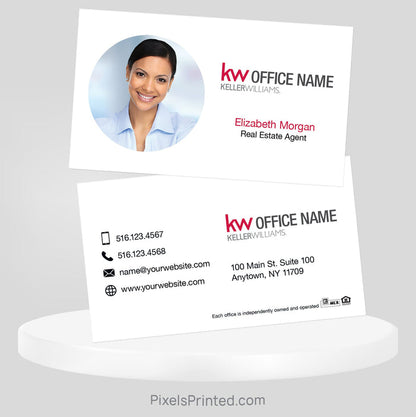 Keller Williams real estate business cards Business Cards PixelsPrinted