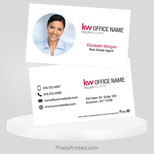 Keller Williams real estate business cards Business Cards PixelsPrinted