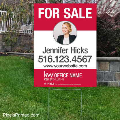 Keller Williams yard signs yard signs PixelsPrinted