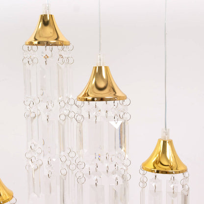 string lights, LED lights, warm white string light, hanging lights, crystal string lights, decorative lights, chandelier decor#color_parent