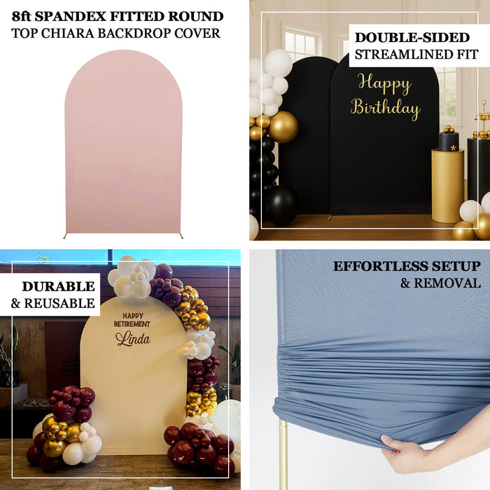 spandex, backdrop cover, round arch backdrop cover, arch cover, chiara covers#color_parent