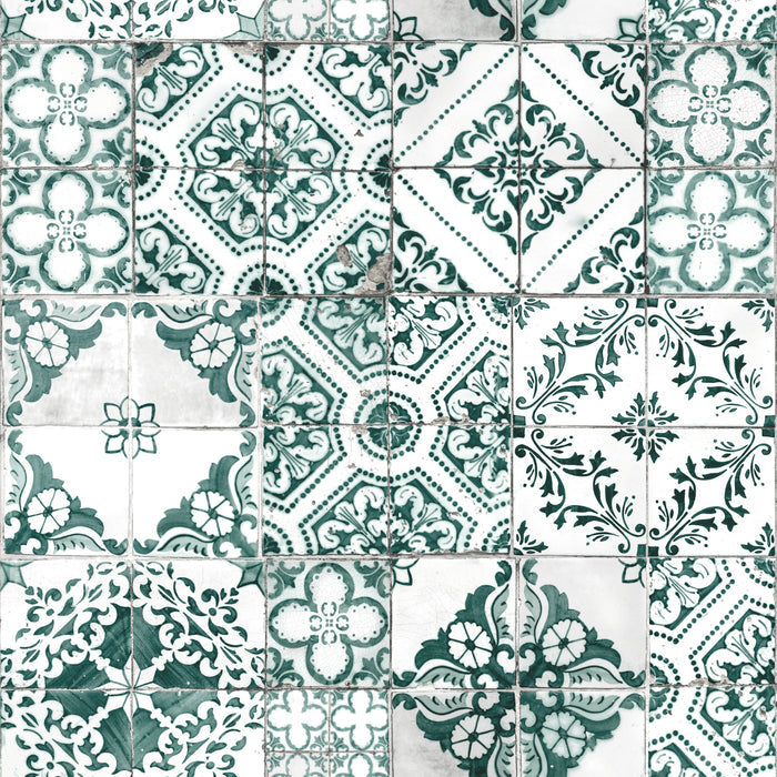 Mediterranean Tile Peel and Stick Wallpaper by WallPops