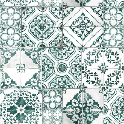 Mediterranean Tile Peel and Stick Wallpaper by WallPops